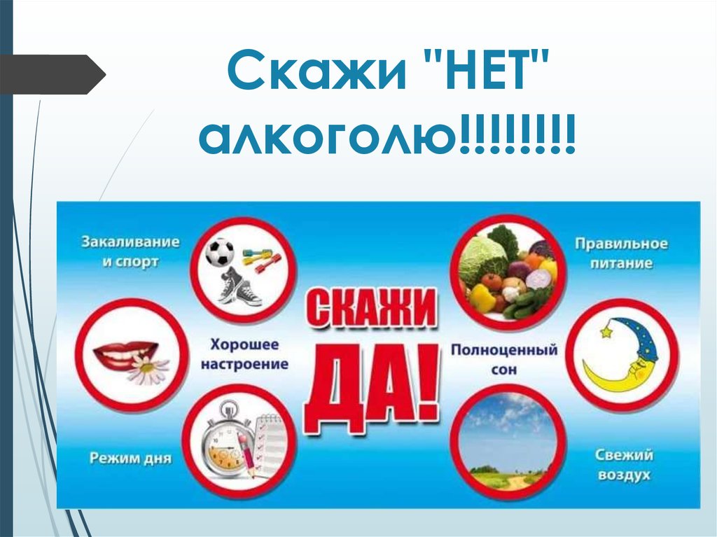 Мероприятие «Скажи алкоголю – НЕТ!»