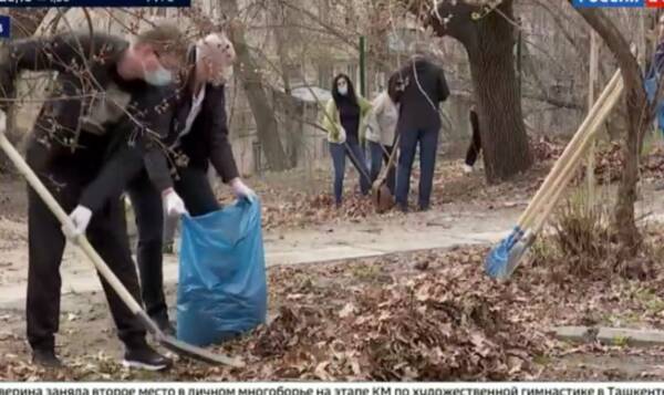 О брянском субботнике в усадьбе Тютчева  на федеральном канале рассказали