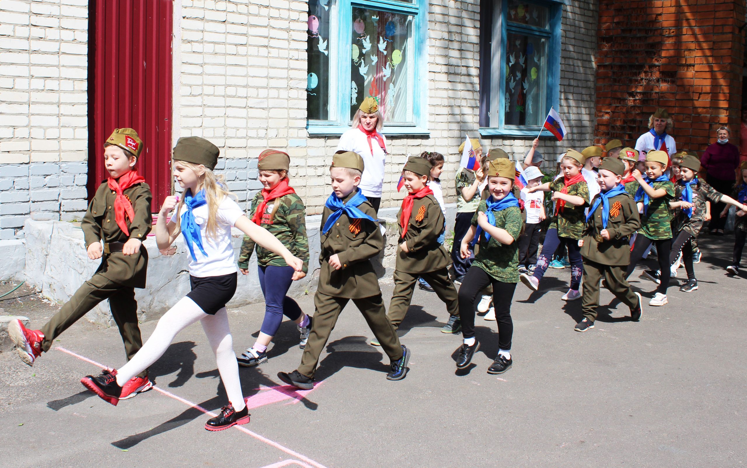 В карачевском детском саду прошла очередная игра «Зарничка»