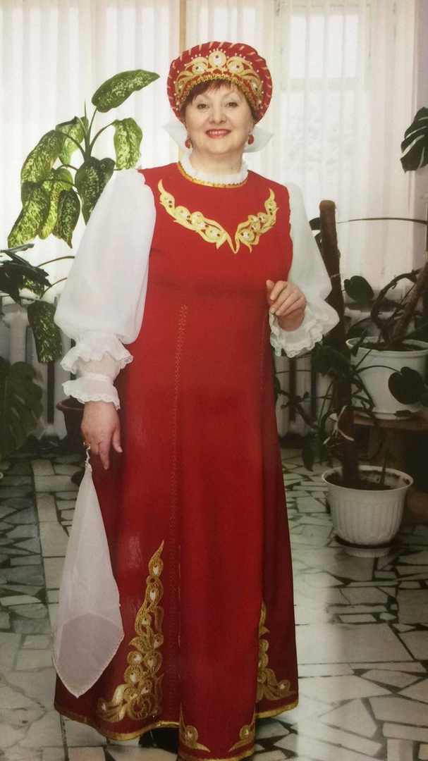 Душа ее — русская песня