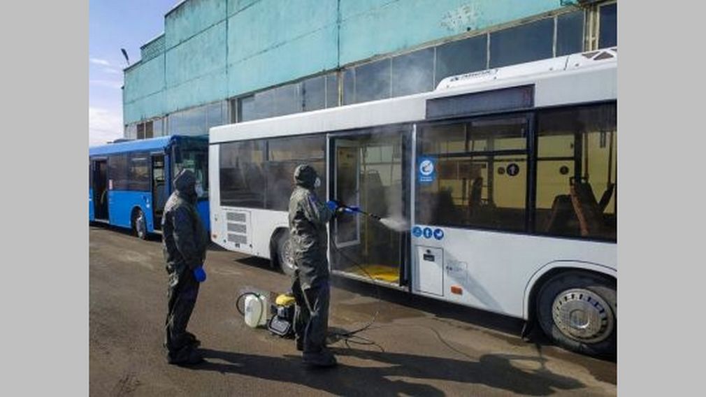 На территории Брянской области возобновили дезинфекцию общественных мест