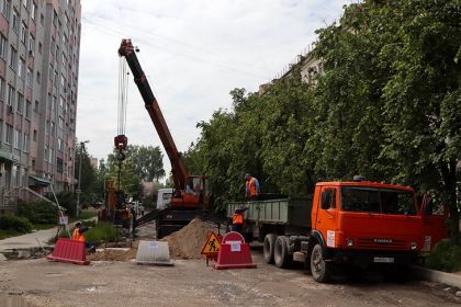 В Брянске ведется капремонт переулка Металлистов за 20 млн рублей