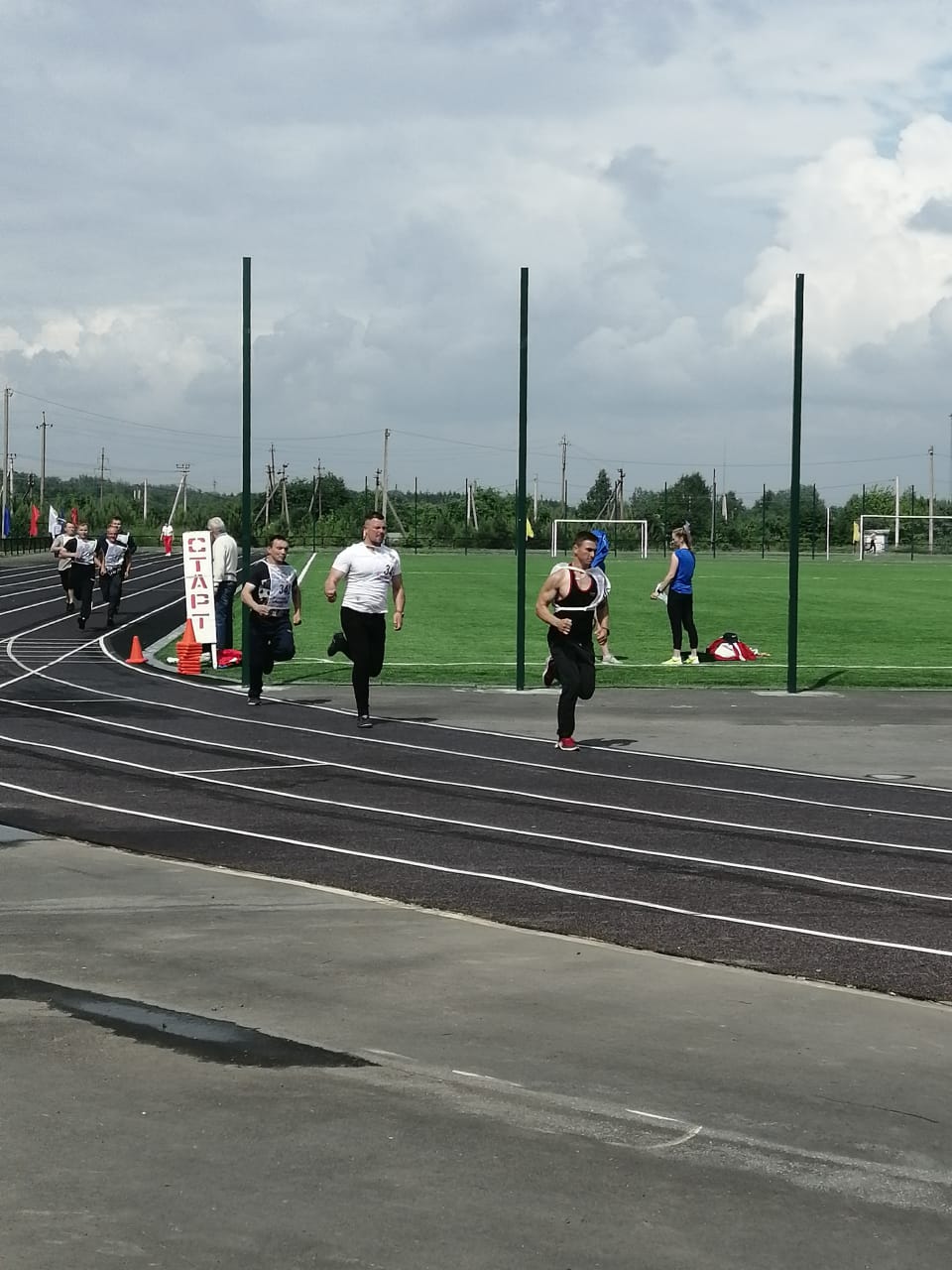 Карачевские спортсмены на сельских играх