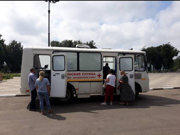 В брянском Стародубе работает выездной ФАП по вакцинации