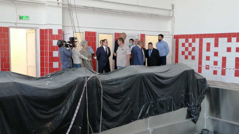 Замминистра спорта РФ высоко оценил технологии при возведении бассейнов