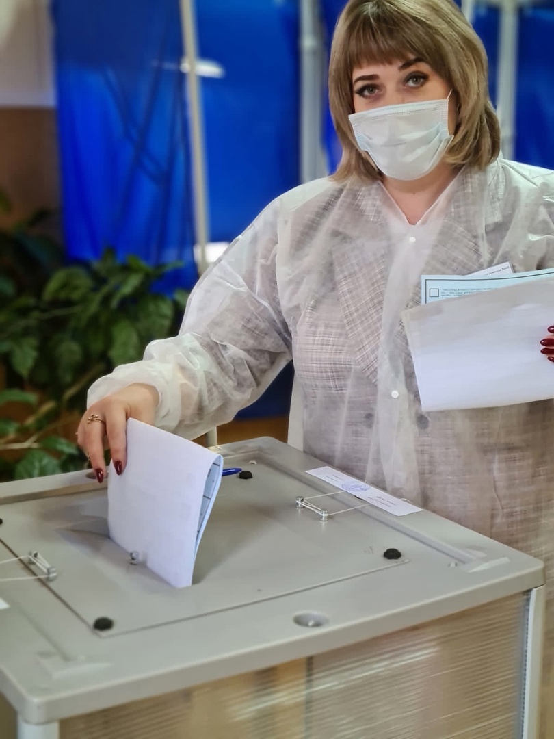 Карачевцы голосуют активно