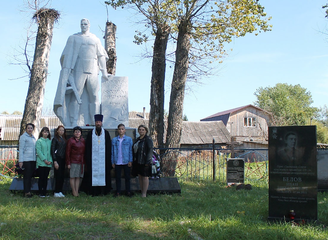 На братской могиле в селе Одрина совершена заупокойная лития