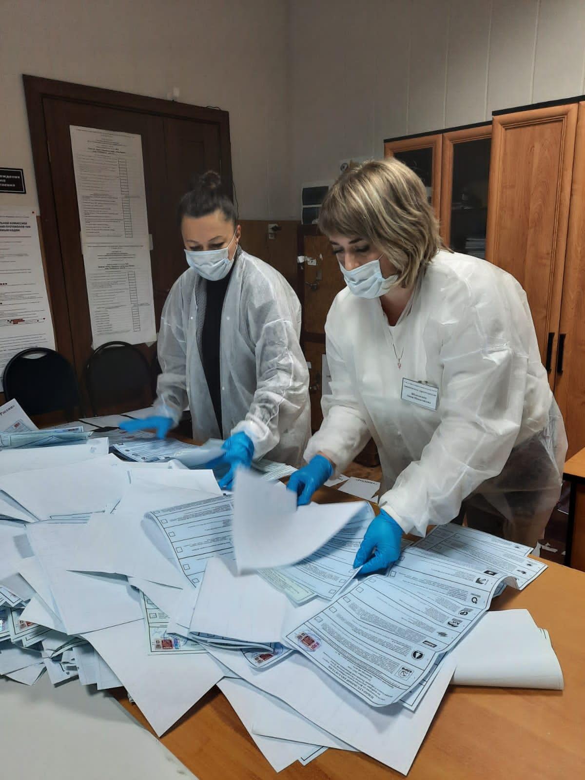 В Карачевском районе приступили к подсчету голосов