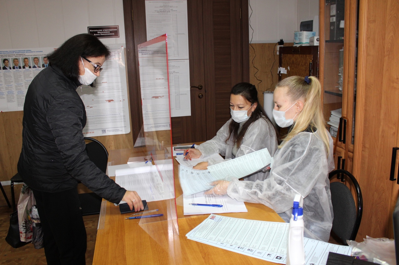 Карачевцы голосуют активно