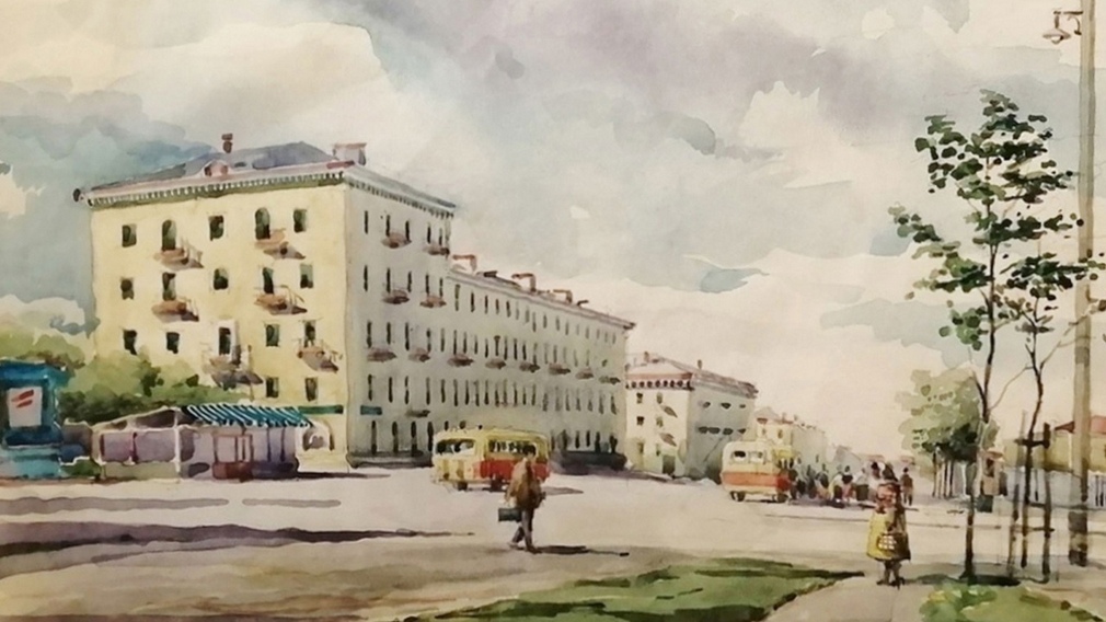 Жителям Брянска предлагают узнать место в городе по акварельному рисунку