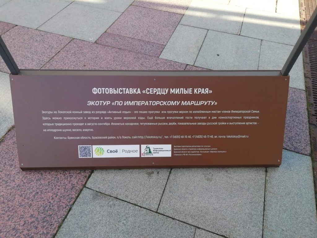 Фотовыставку об экотуризме  открыли в Брянске под открытым небом