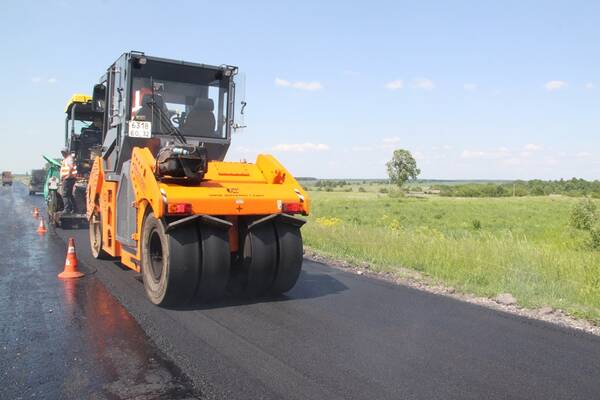 Под Брянском сделали ремонт трассы