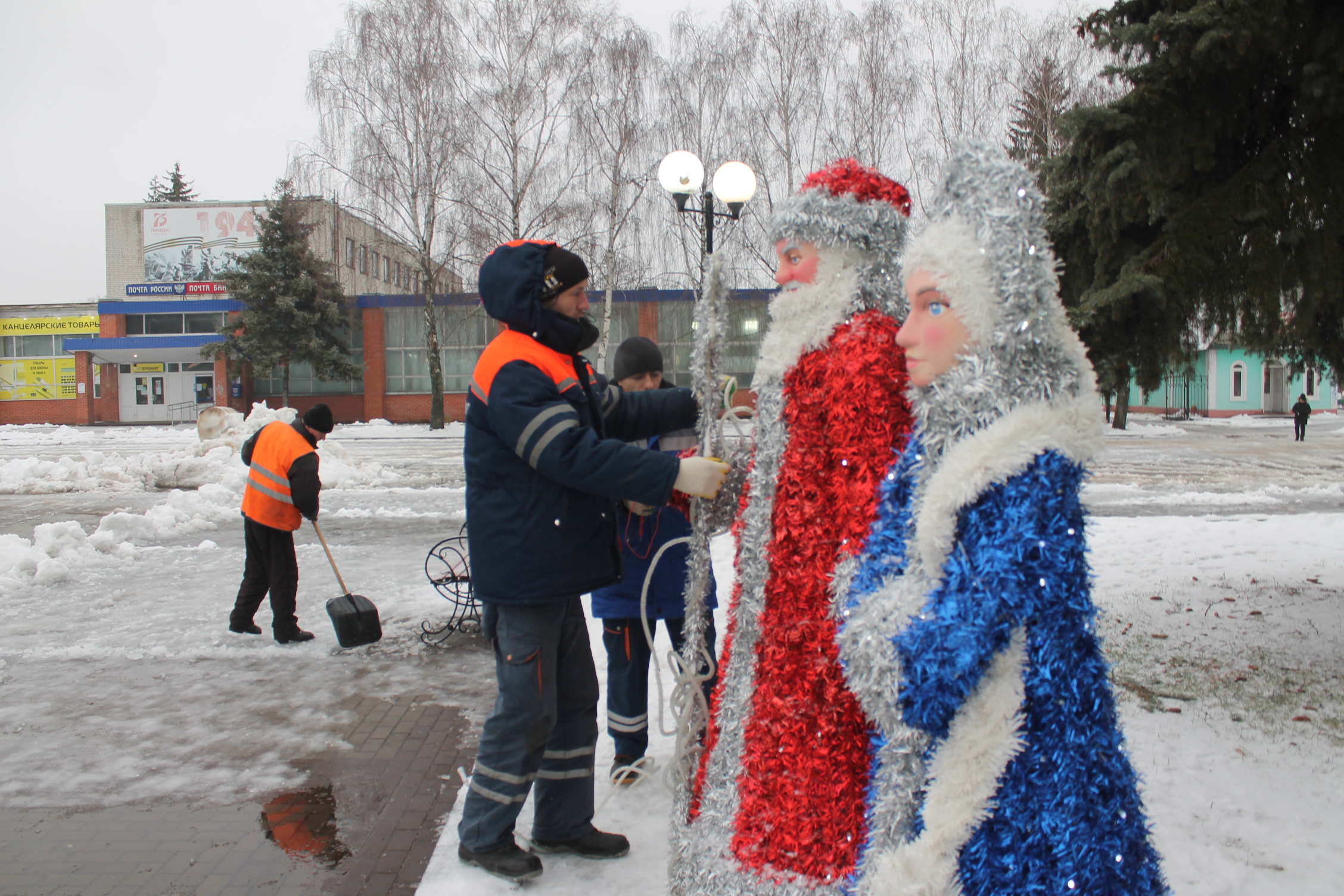 Карачев обновляется к новогодним праздникам