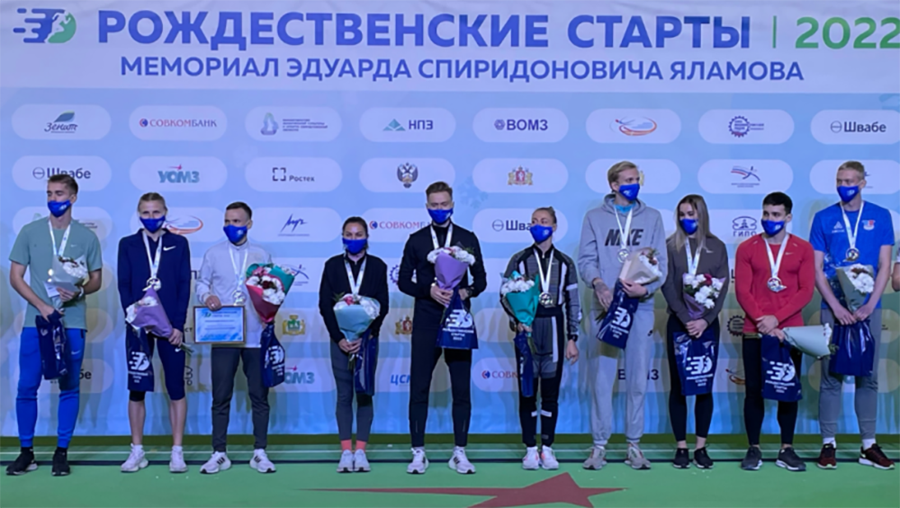 Брянские легкоатлеты завоевали золото и серебро на «Рождественских стартах»