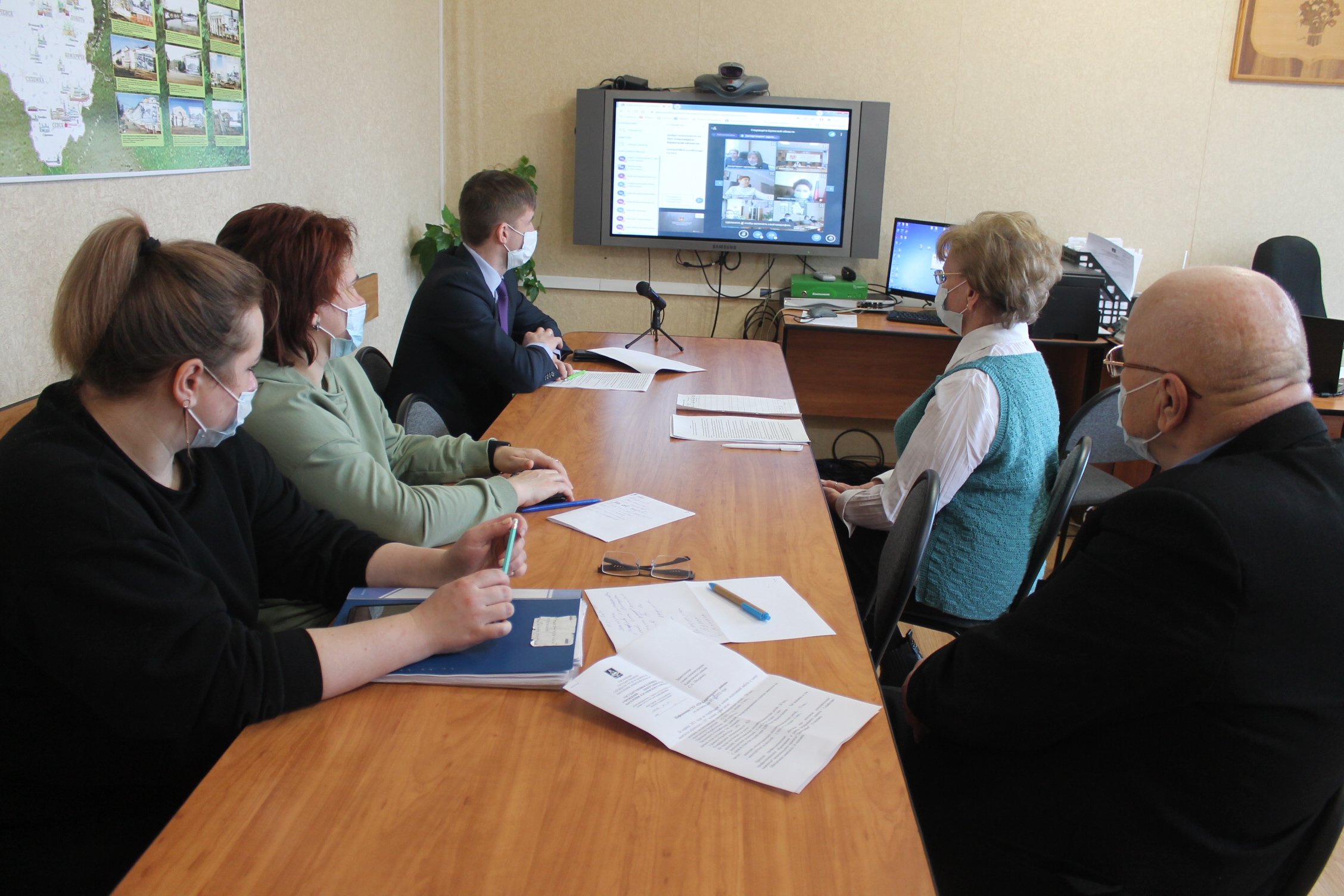 Карачевский район участвовал в совещании на тему реализации нацпроекта «Демография» в Брянской области