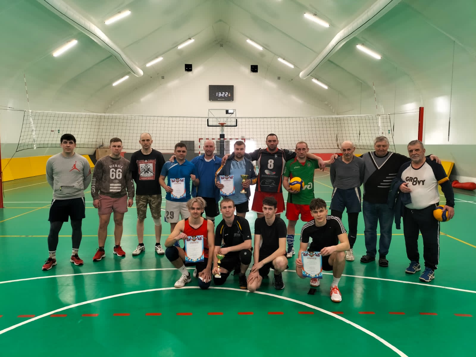 Карачевские волейболисты обыграли команду «Русь» п.г.т. Нарышкиино со счетом 3:1