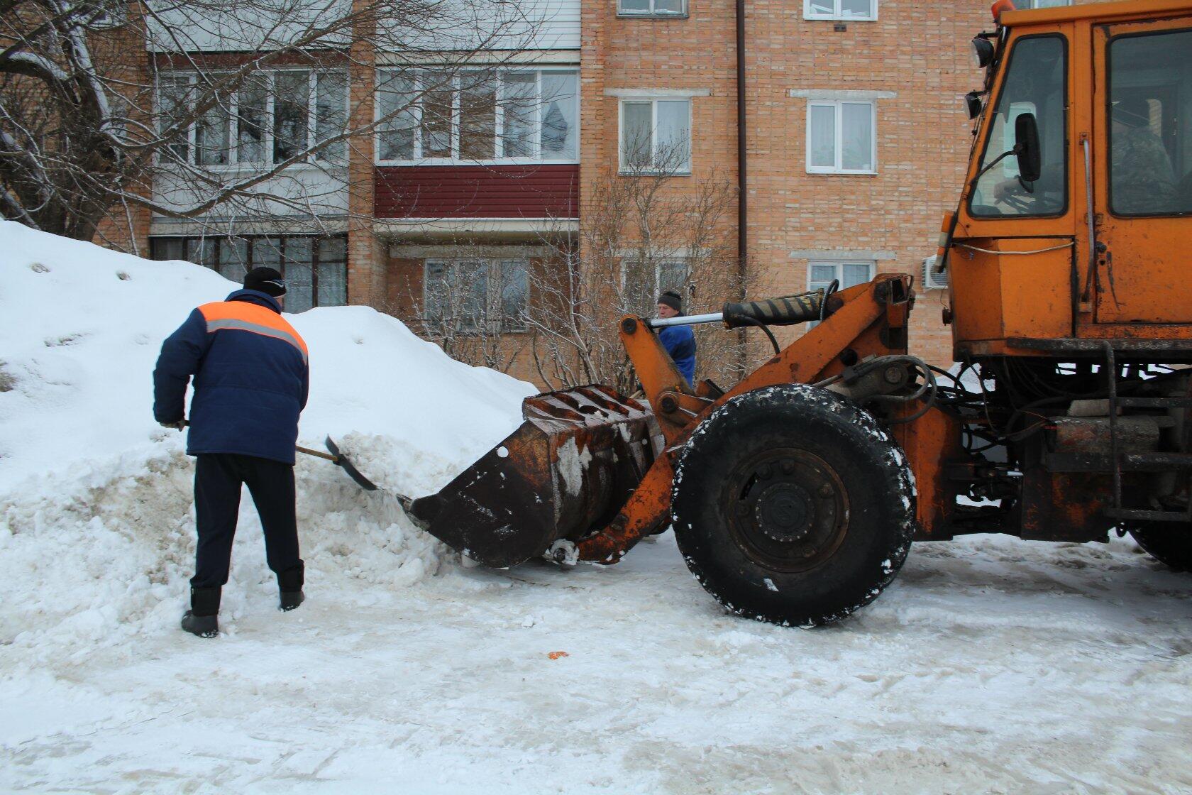 Уборка снега в Карачеве