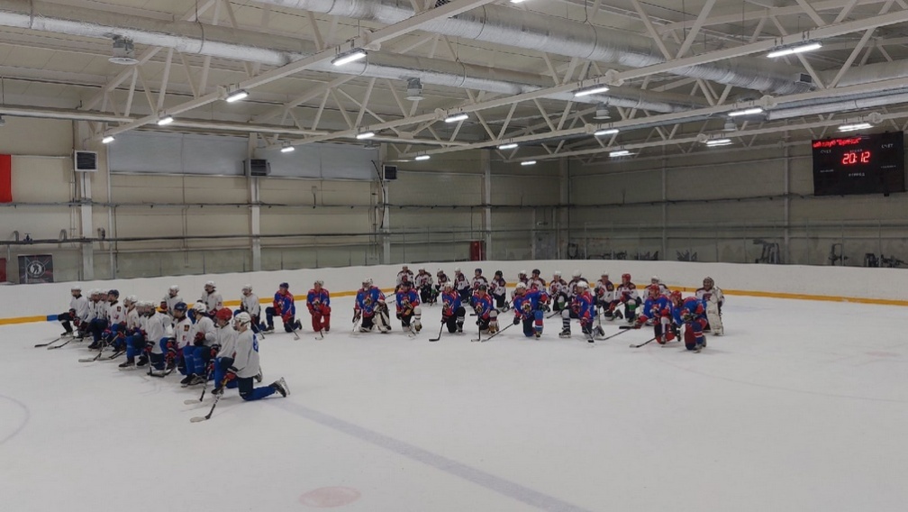 С флешмоба «Своих не бросаем!» начался хоккейный матч в Брянске