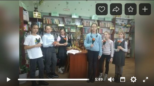 В Первомайской сельской библиотеке прошел мастер – класс в преддверии 8 Марта