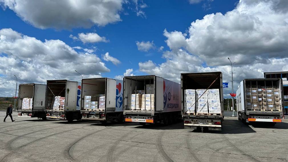 Союз машиностроителей России и Лига содействия оборонным предприятиям «Всегда рядом» передали в Брянск гумпомощь для донбассцев