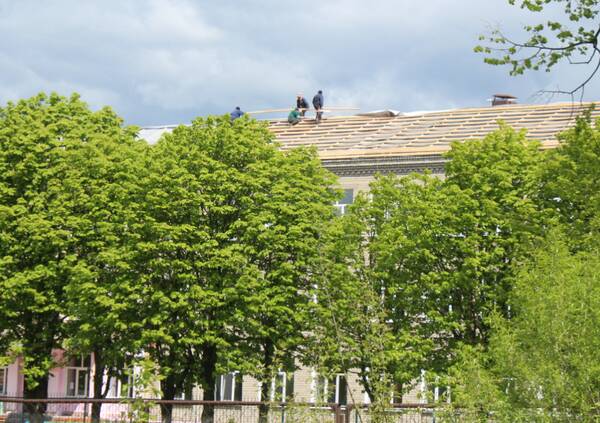 В брянской Суземке ведется капремонт школы № 1