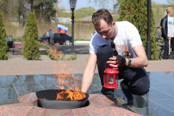 Велопробег, посвященный Дню Победы, состоялся в Клинцах Брянской области