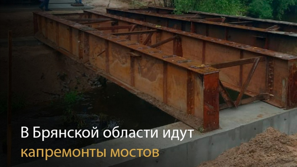 На Брянщине в этом году отремонтируют 7 мостовых сооружений