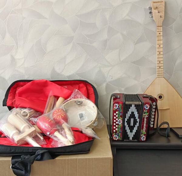 Детские музыкальные инструменты приобрели в ДК п. Локоть