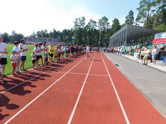 В день города Сельцо на стадионе прошел спортивный праздник