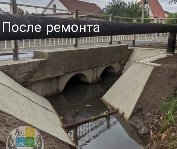 В Брянске под дорогой на улице Тельмана проложили водопропускные трубы
