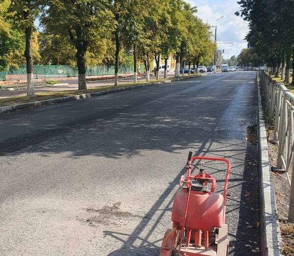 В Володарском районе Брянска заасфальтировали дорогу по улице Пушкина