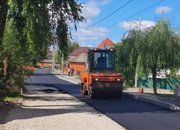 В Брянске завершается ремонт дороги по улице Тельмана