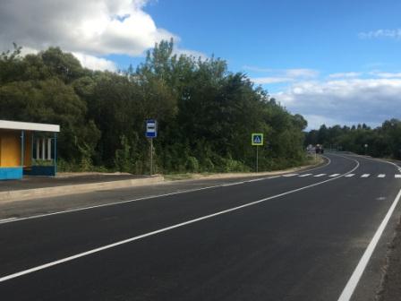 Благодаря дорожному нацпроекту в Брянской области отремонтированы подъезды к населенным пунктам