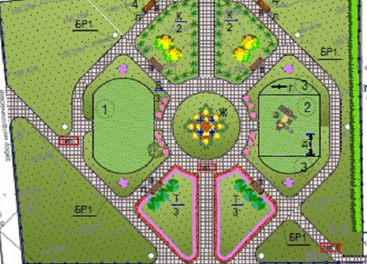 В брянской Суземке  благоустраивают сквер на центральной площади