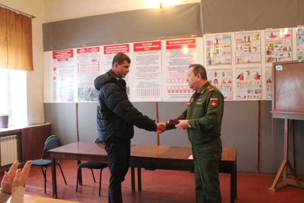 В Почепе наградили участников специальной военной операции