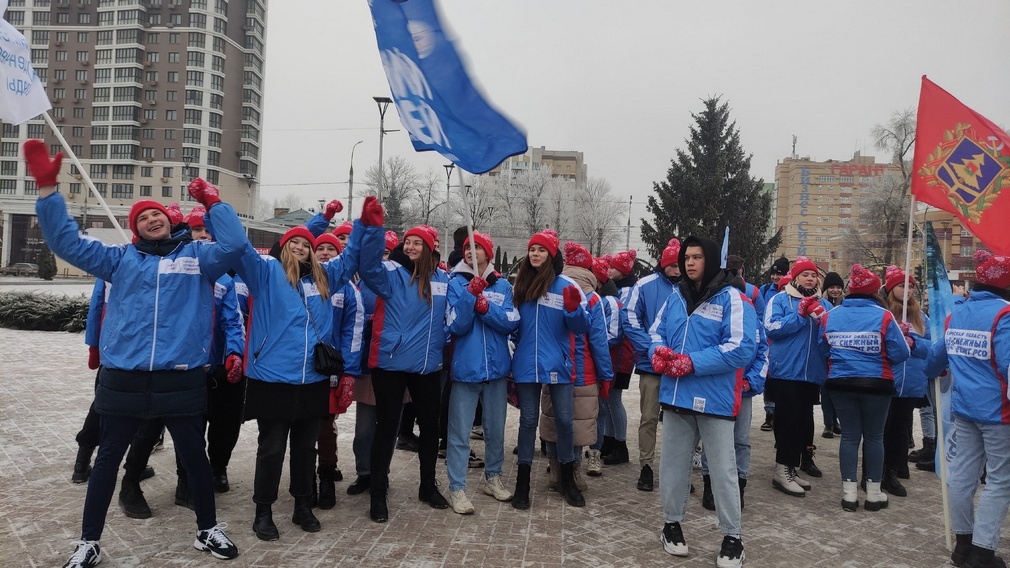 Брянцы участвуют во Всероссийской патриотической акции «Снежный десант РСО»