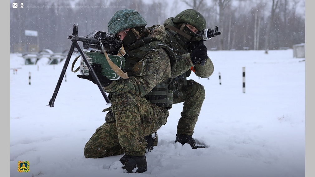 Прошли занятия с пулеметными расчетами в брянском соединении