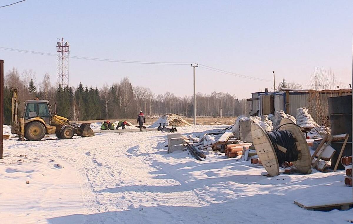 В брянском Мглине продолжается строительство очистных сооружений