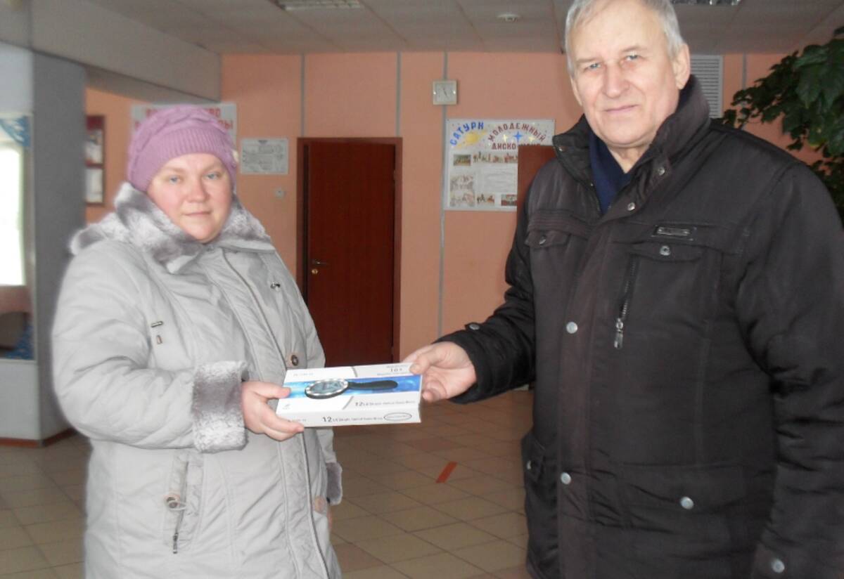 Тифлотехникой обеспечены брасовские инвалиды по зрению