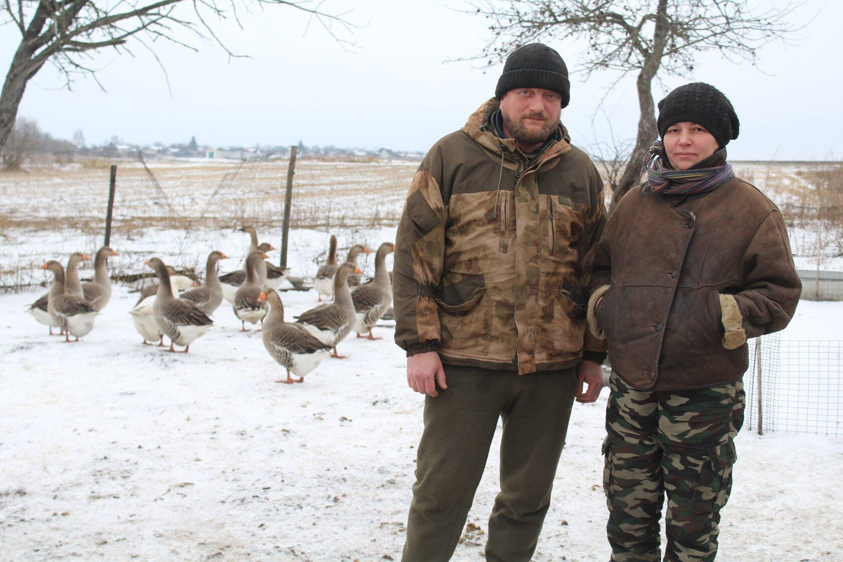 Семья из карачевского села Голубино занялась развитием личного подсобного хозяйства