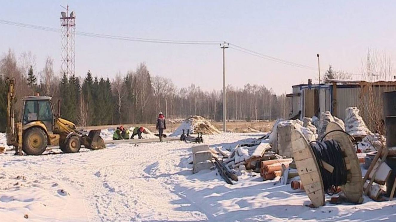 В брянском Мглине продолжается строительство очистных