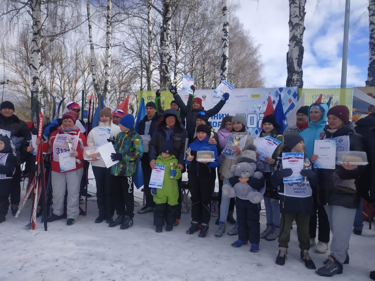 От мала до велика: в Карачеве прошла «Лыжня-2023»