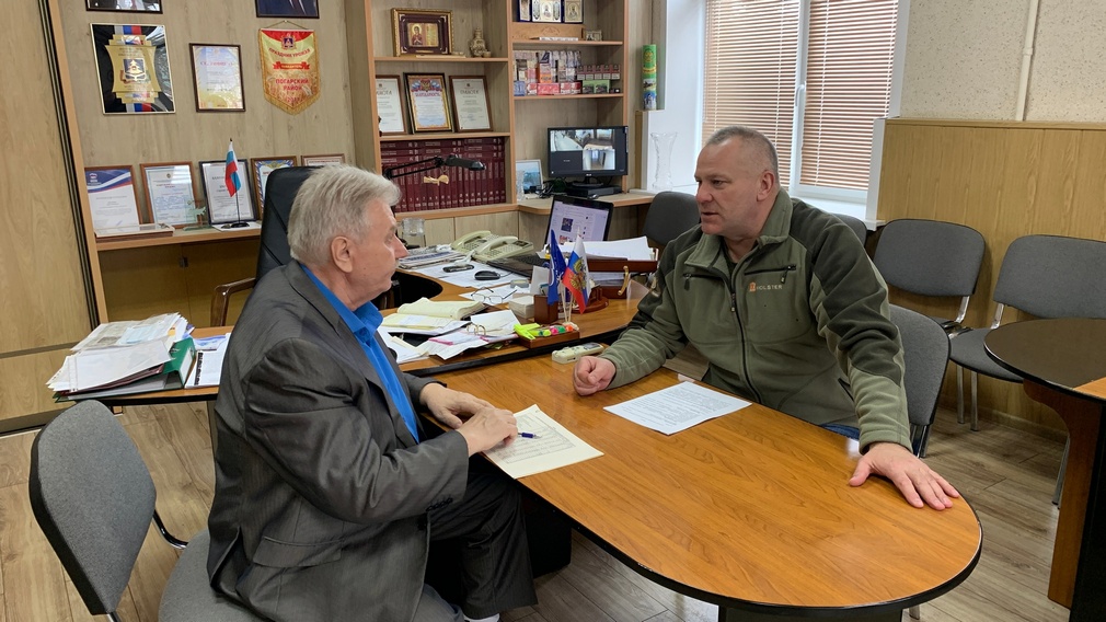 Председатель Брянской облдумы Валентин Суббот с рабочим визитом побывал в Погарском  районе