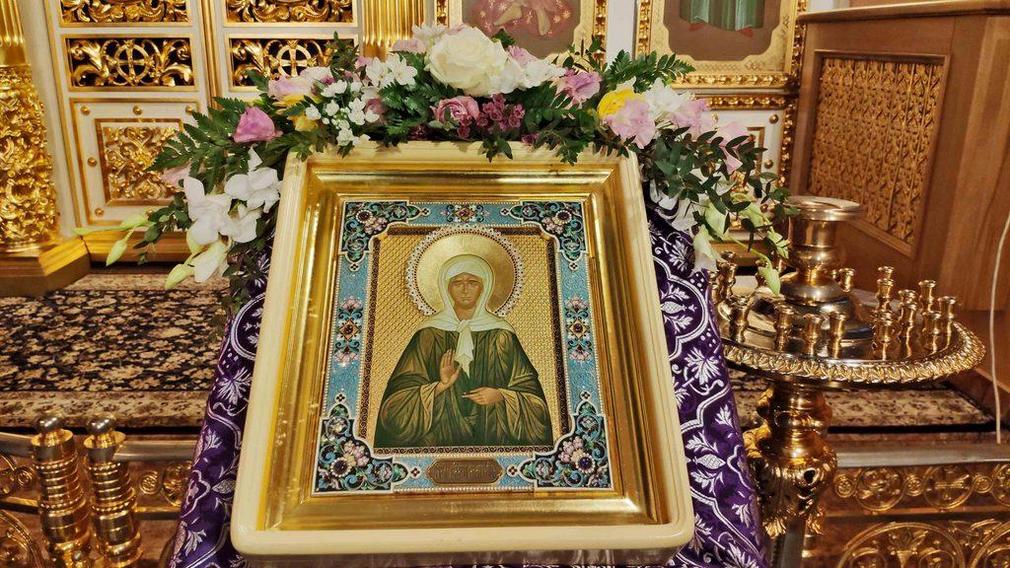 В Карачевский Воскресенский мужской монастырь доставлен ковчег с частицей мощей блаженной Матроны Московской