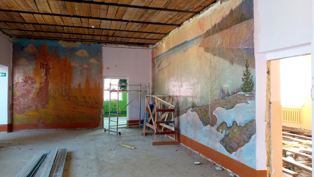 Ремонтируют школу №2 в брянской Унече