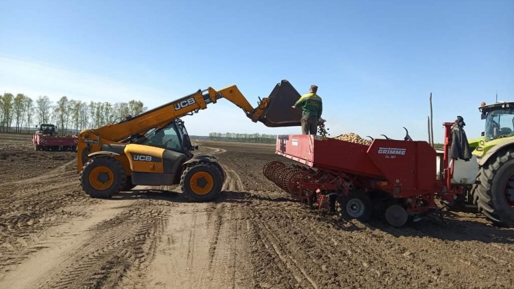 В Брянской области продолжается посадка картофеля