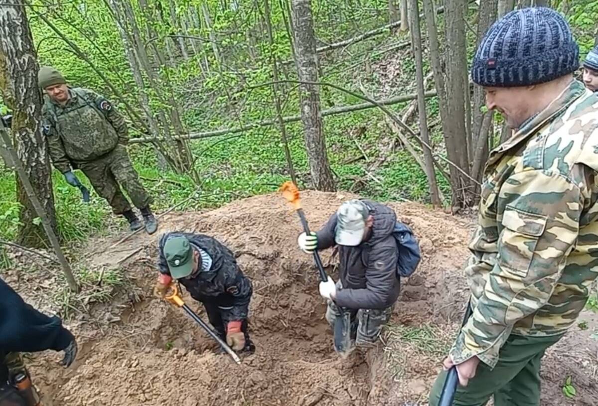 Жуковские поисковики обнаружили останки бойцов Красной Армии