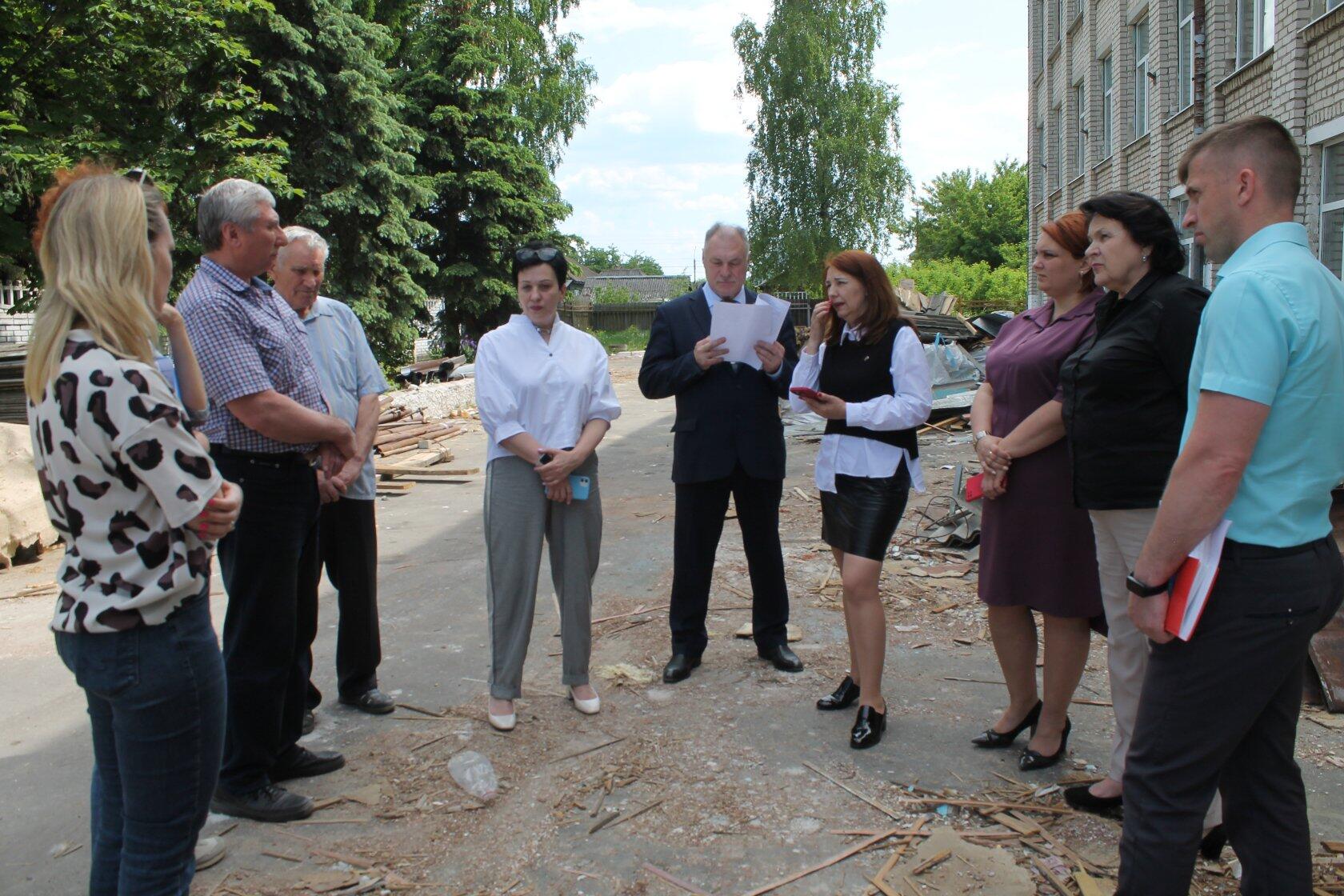 В Карачеве проинспектировали ход капитального ремонта школы № 5