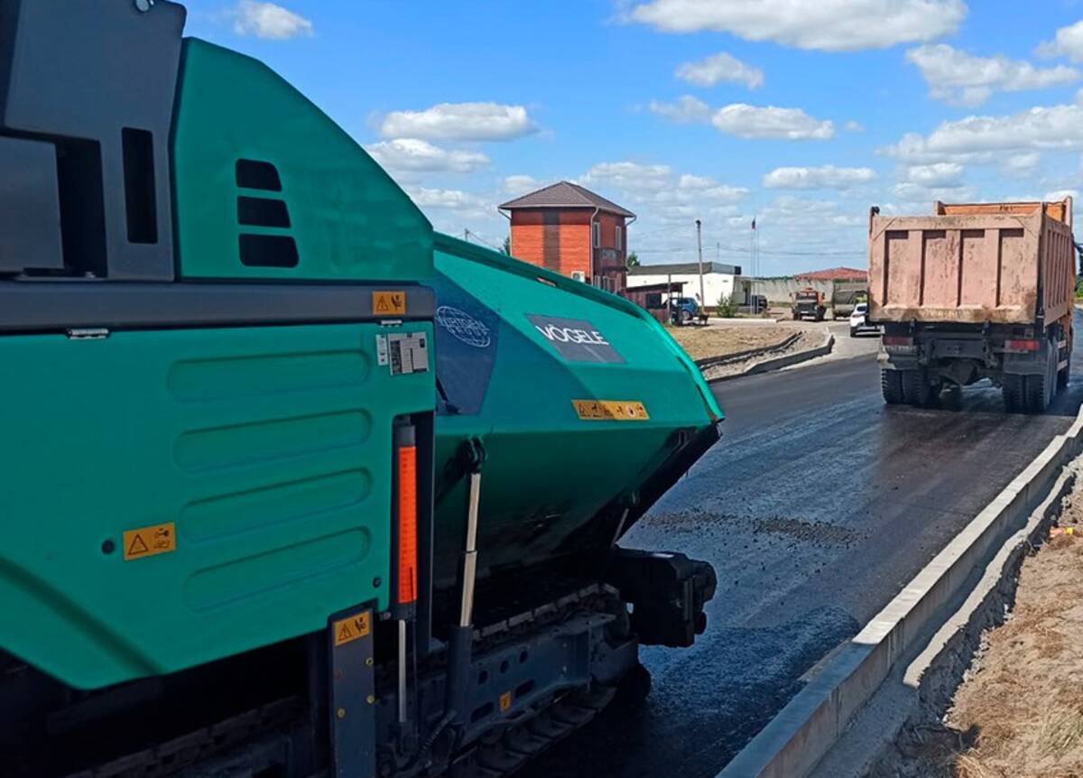 В Дятьковском районе по нацпроекту отремонтировали автодорогу