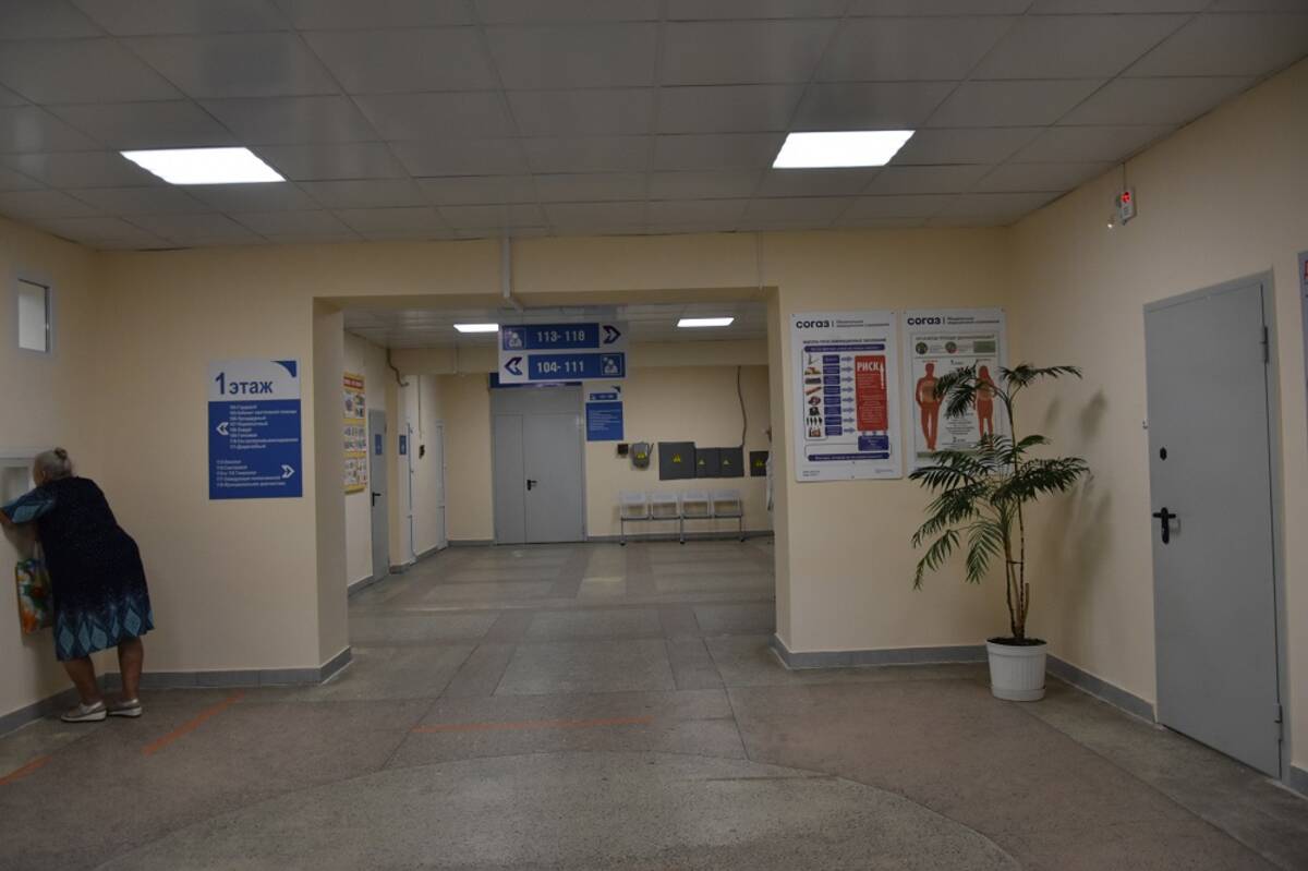 В Красногорской ЦРБ отремонтировали поликлинику